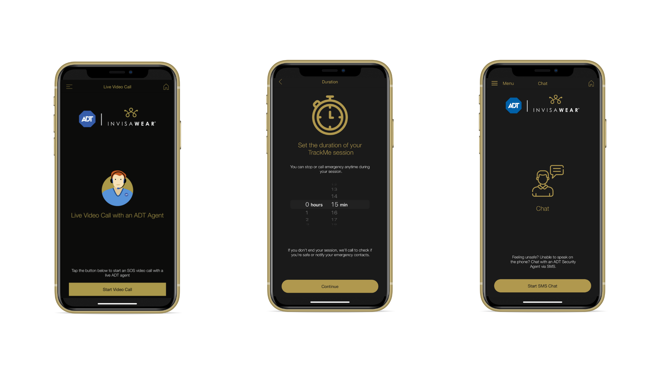 invisaWear Safety Features