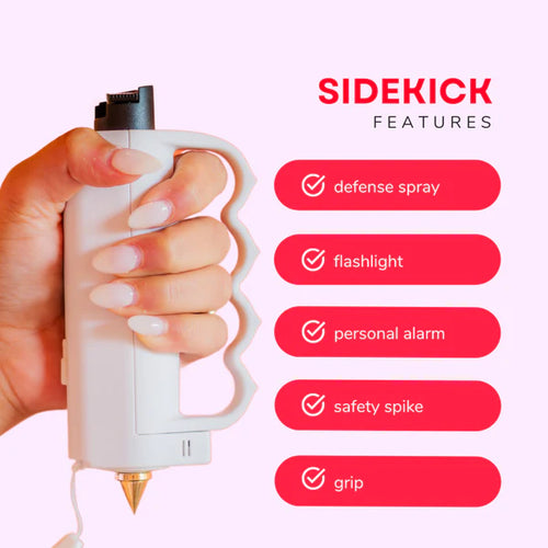 SAFELY Sidekick - Knux Pepper Spray (White)