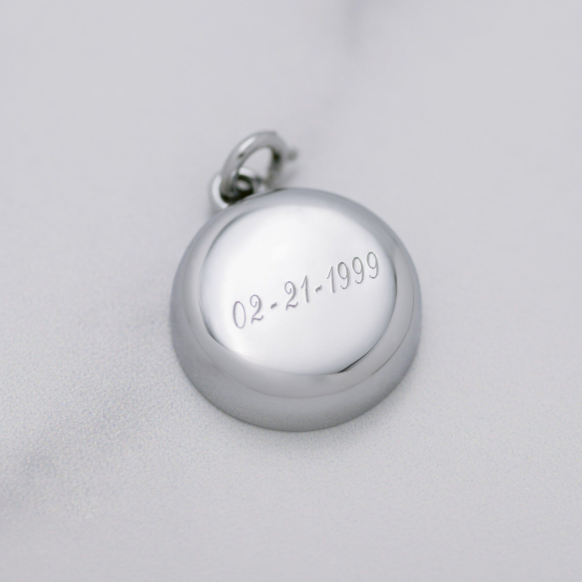 Custom Engraved Necklace - Sterling Silver