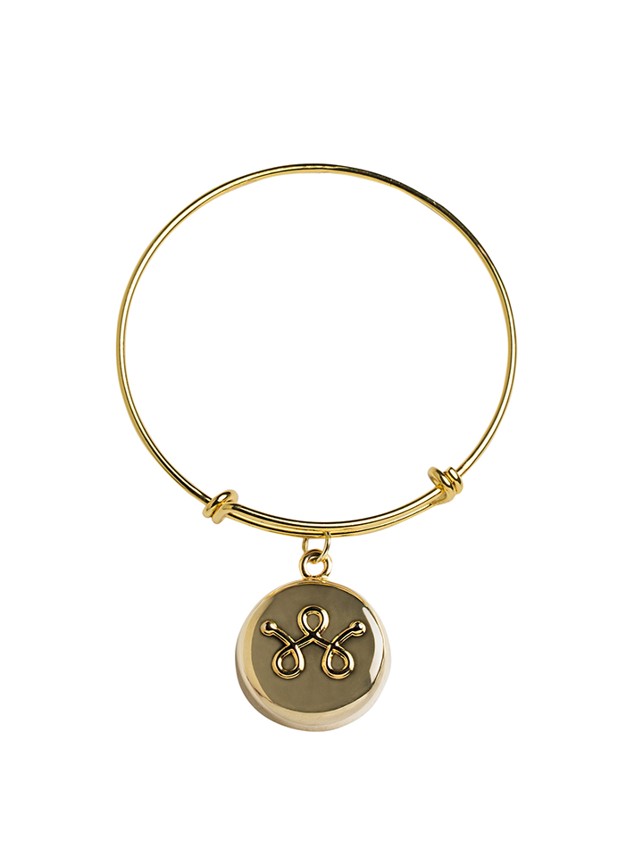 Gold Replacement Bracelet - Smart Jewelry Personal Safety Panic Device for Emergency - invisaWear
