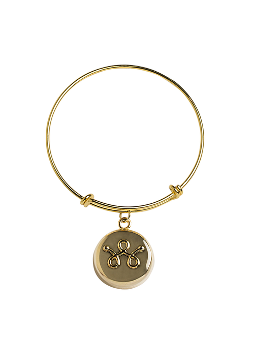 Gold Replacement Bracelet - Smart Jewelry Personal Safety Panic Device for Emergency - invisaWear