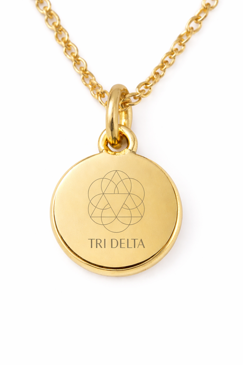 Greek Life Engraved Necklace