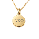 Greek Life Engraved Necklace