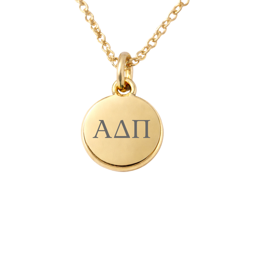 Greek Life Engraved Necklace