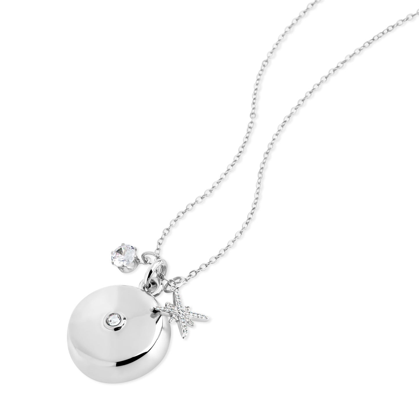 Star Burst Charm Necklace