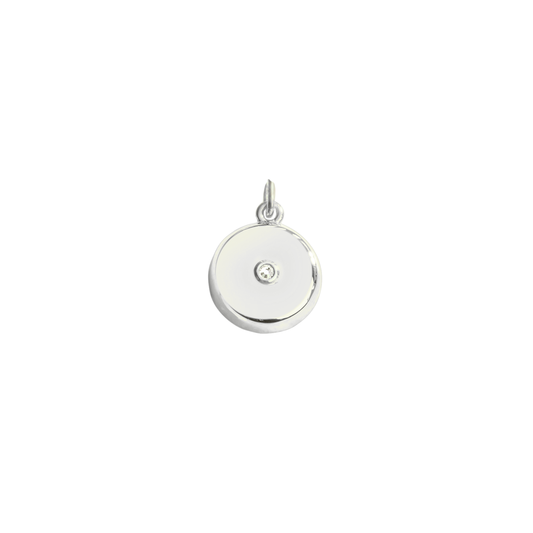 Silver Crystal Pendant Replacement Charm