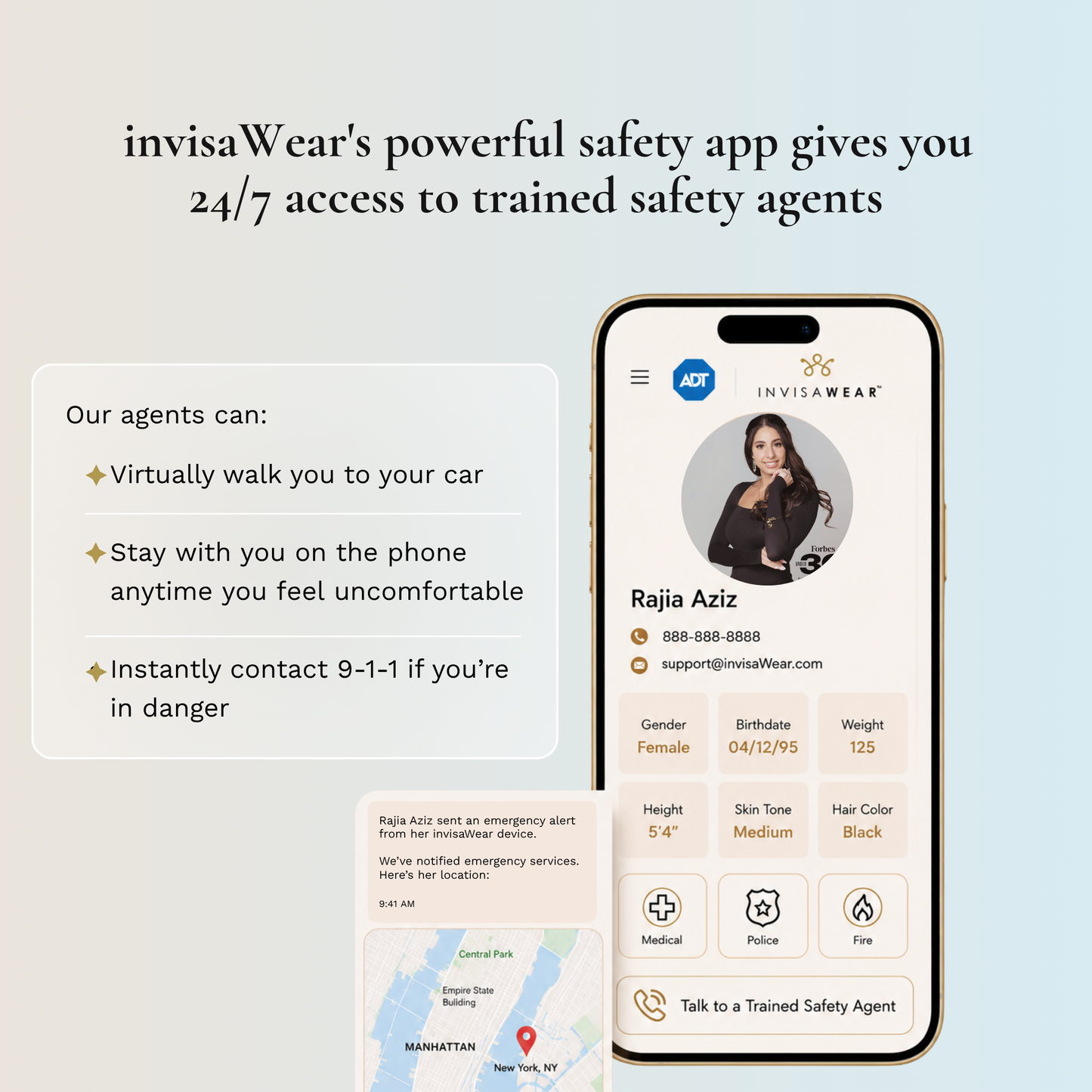 invisaWear Safety Charm