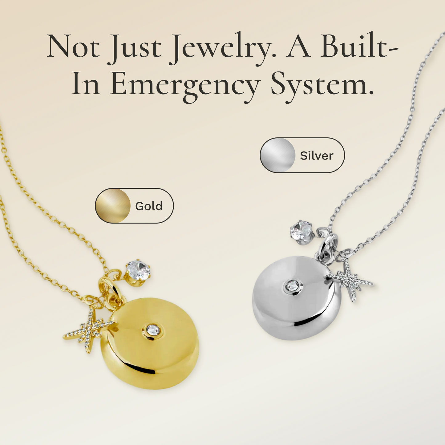 Star Burst Charm Necklace